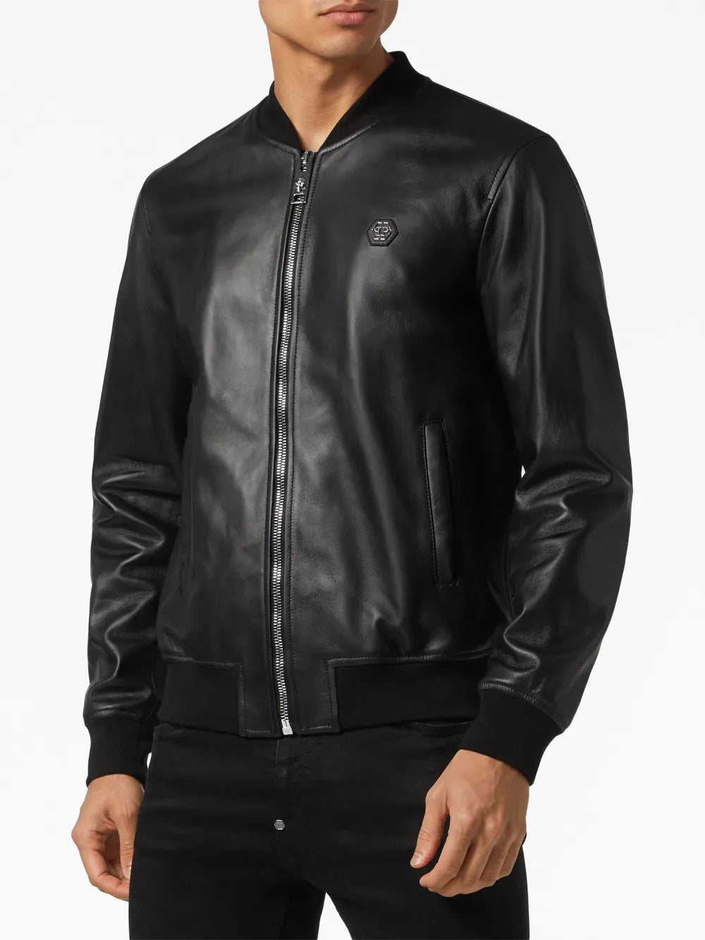 Philipp Plein Bomber Billy in Pelle