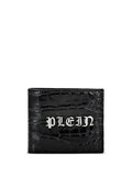 Philipp Plein Portafoglio con effetto coccodrillo Gothic Plein