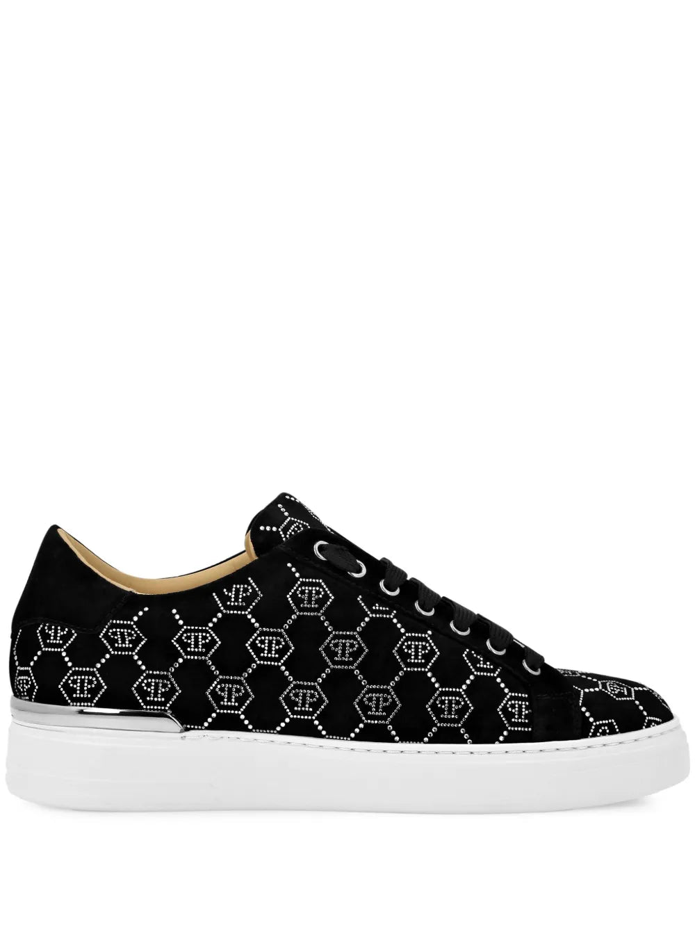 Philipp Plein Sneakers con monogramma di strass