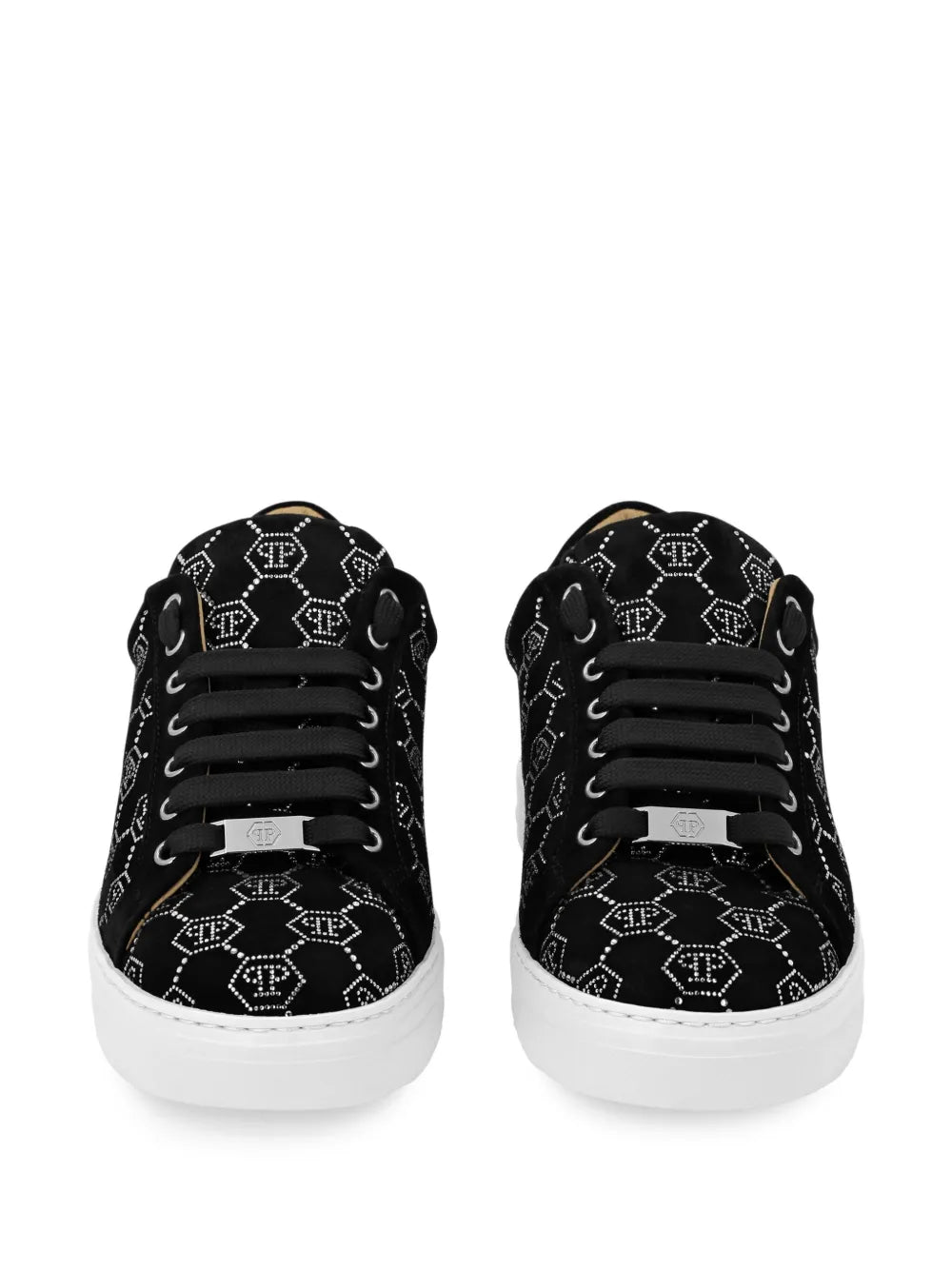 Philipp Plein Sneakers con monogramma di strass