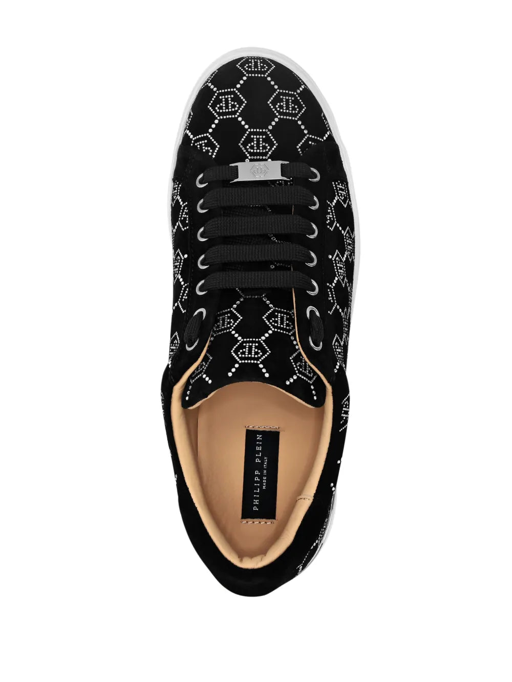 Philipp Plein Sneakers con monogramma di strass