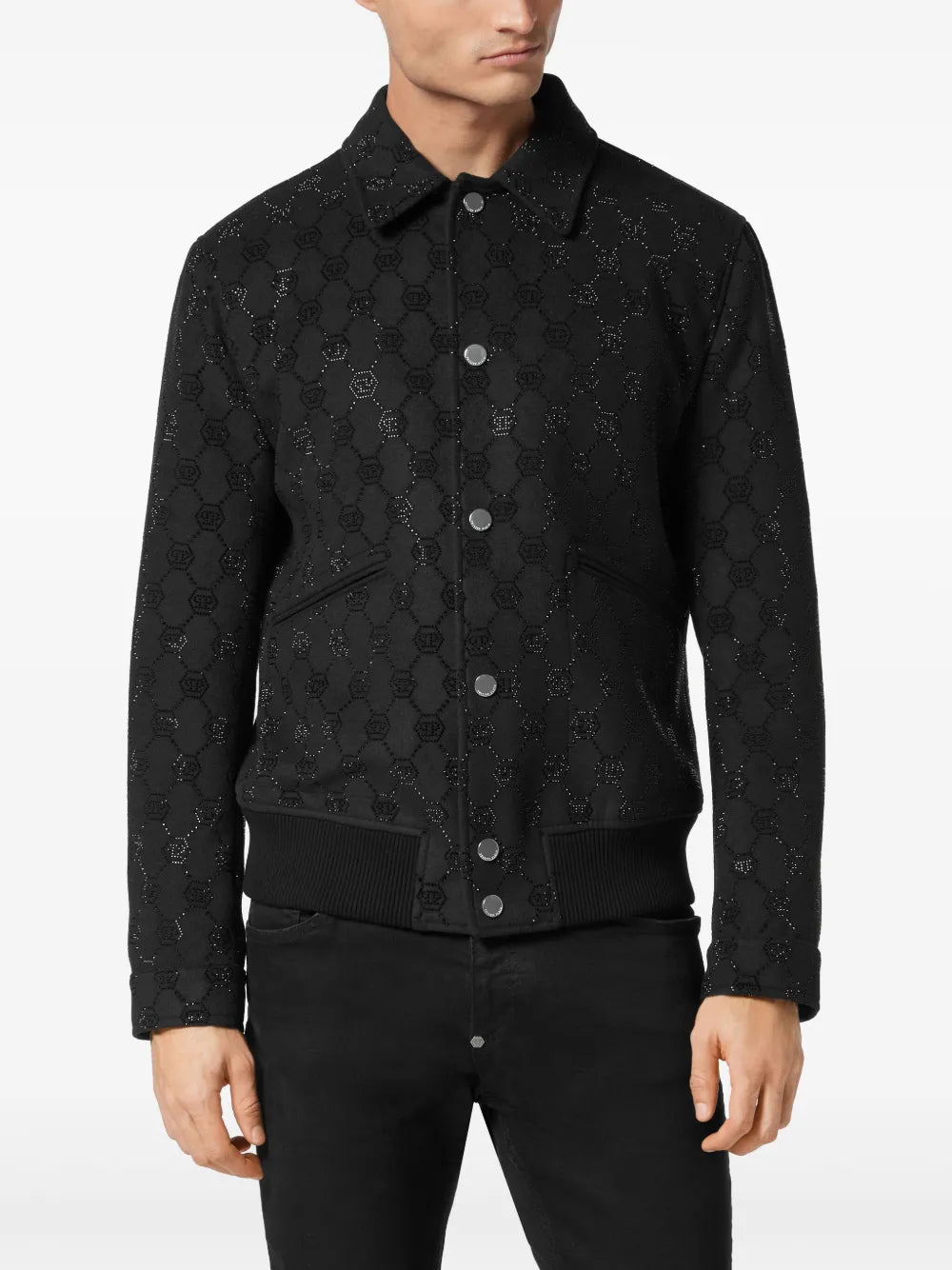 Philipp Plein Bomber con monogramma
