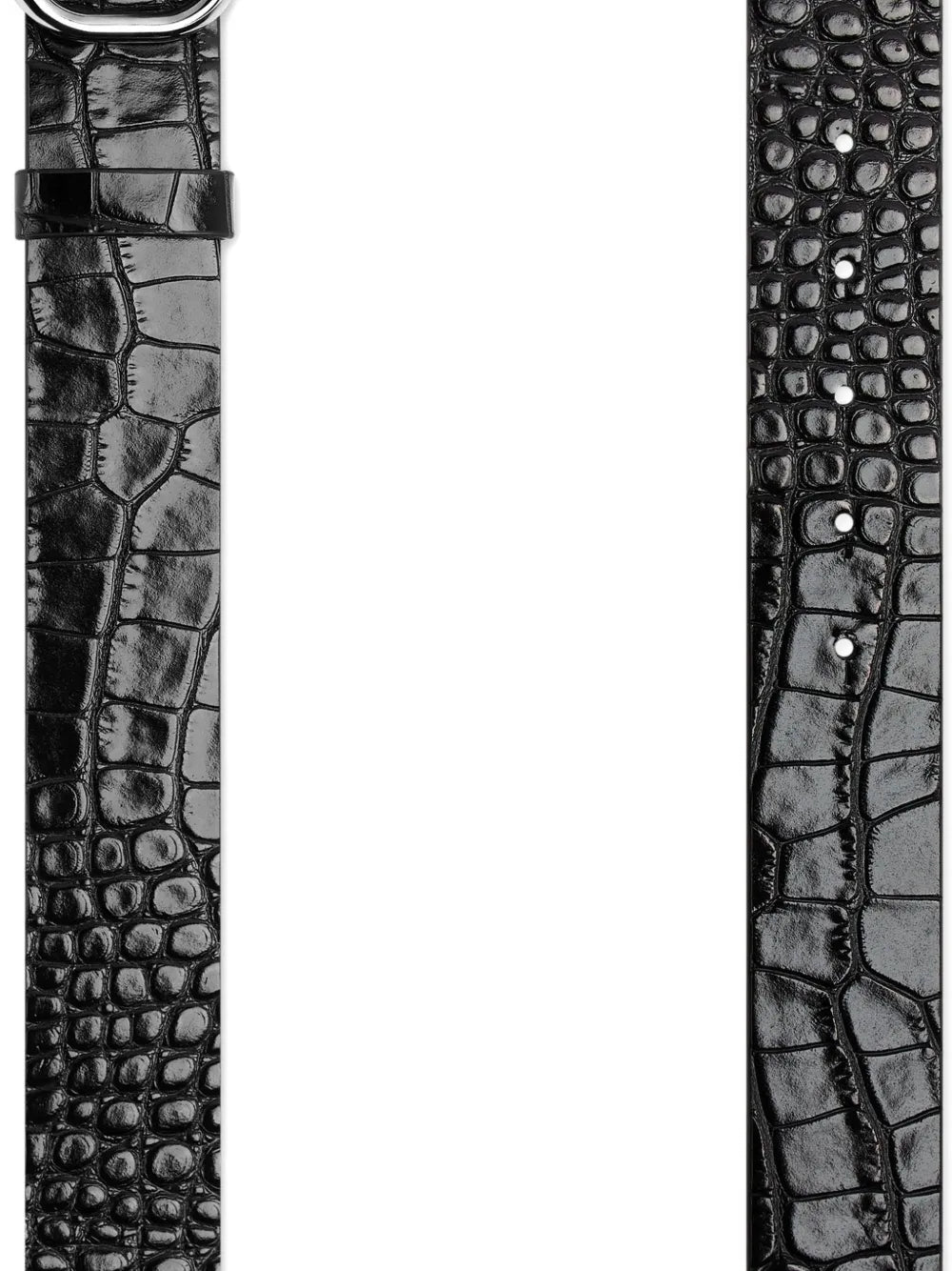 Philipp Plein Cintura Shiny Skull in pelle