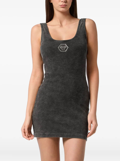 Philipp Plein Abito corto Hexagon a coste