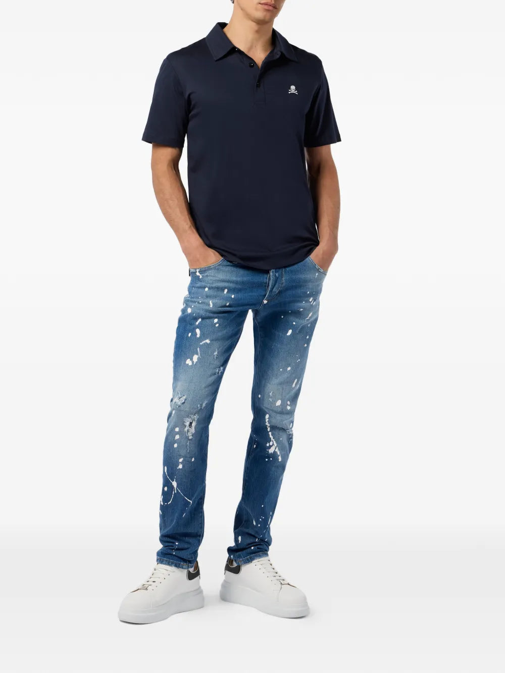 Philipp Plein Polo con logo