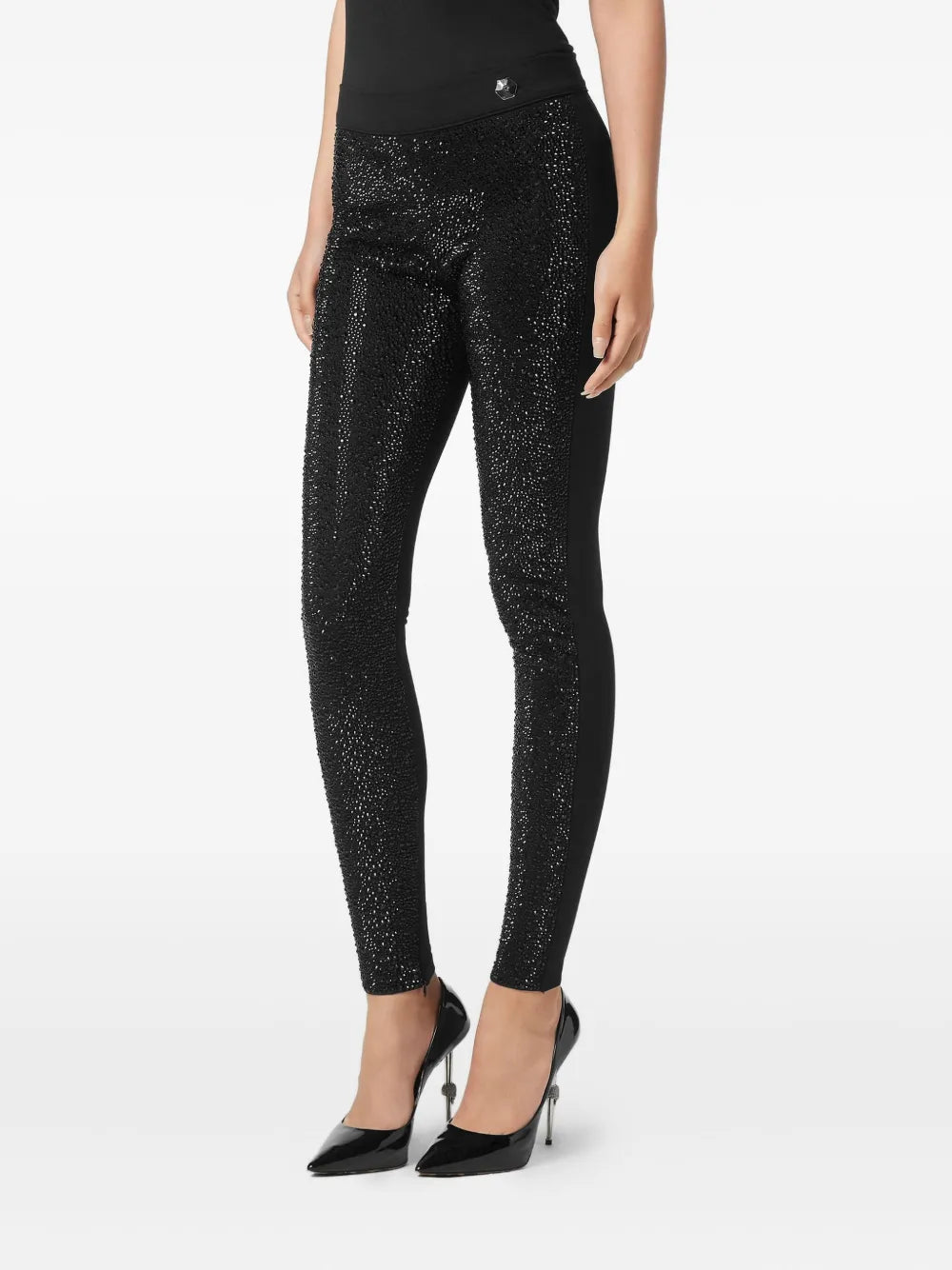 Philipp Plein Leggings Mix Strass