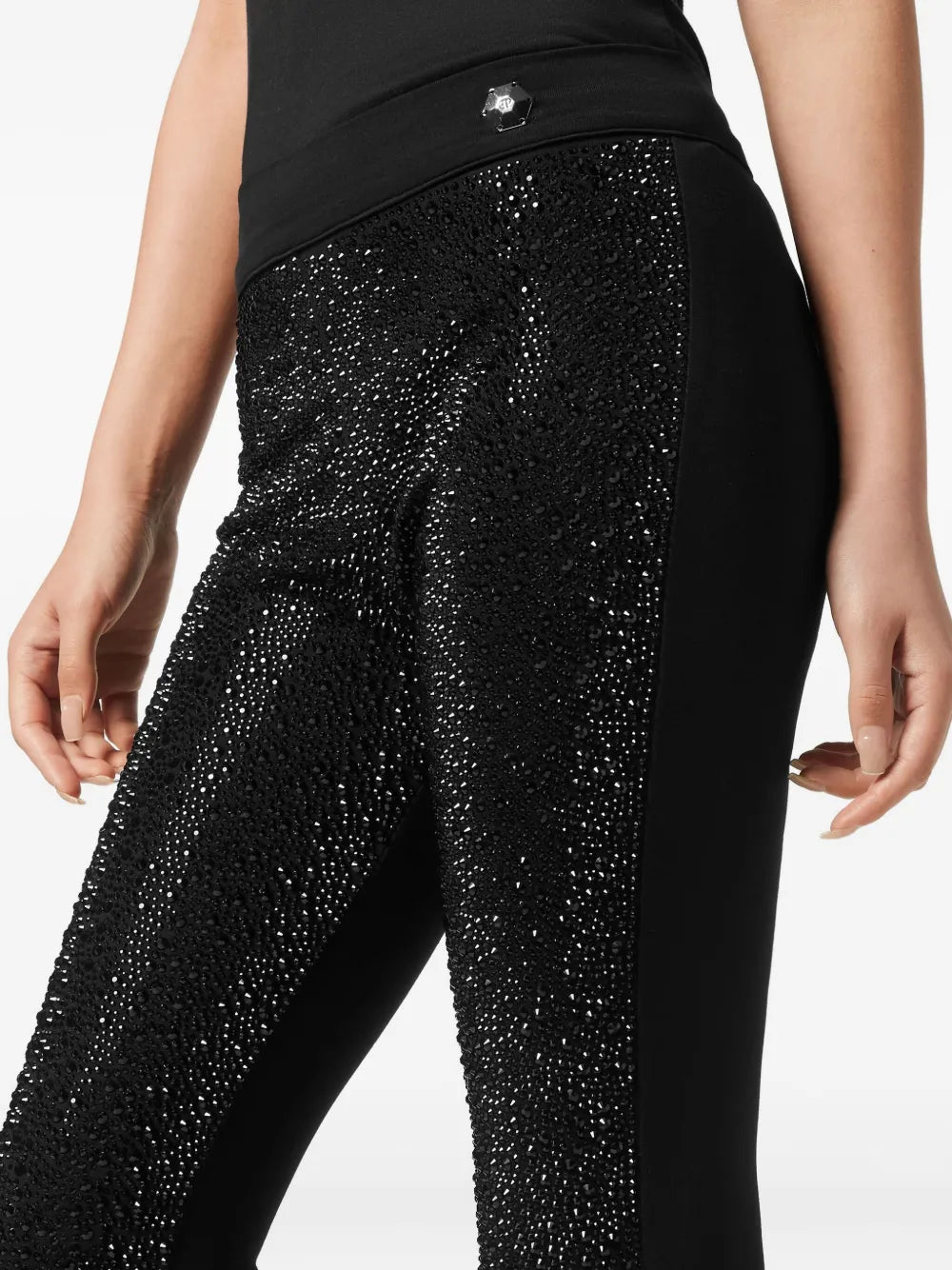 Philipp Plein Leggings Mix Strass