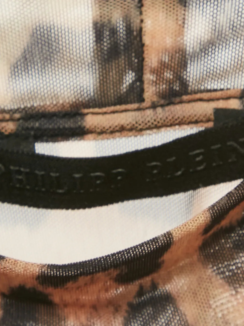 Philipp Plein Completo leopardato in rete