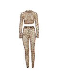 Philipp Plein Completo leopardato in rete