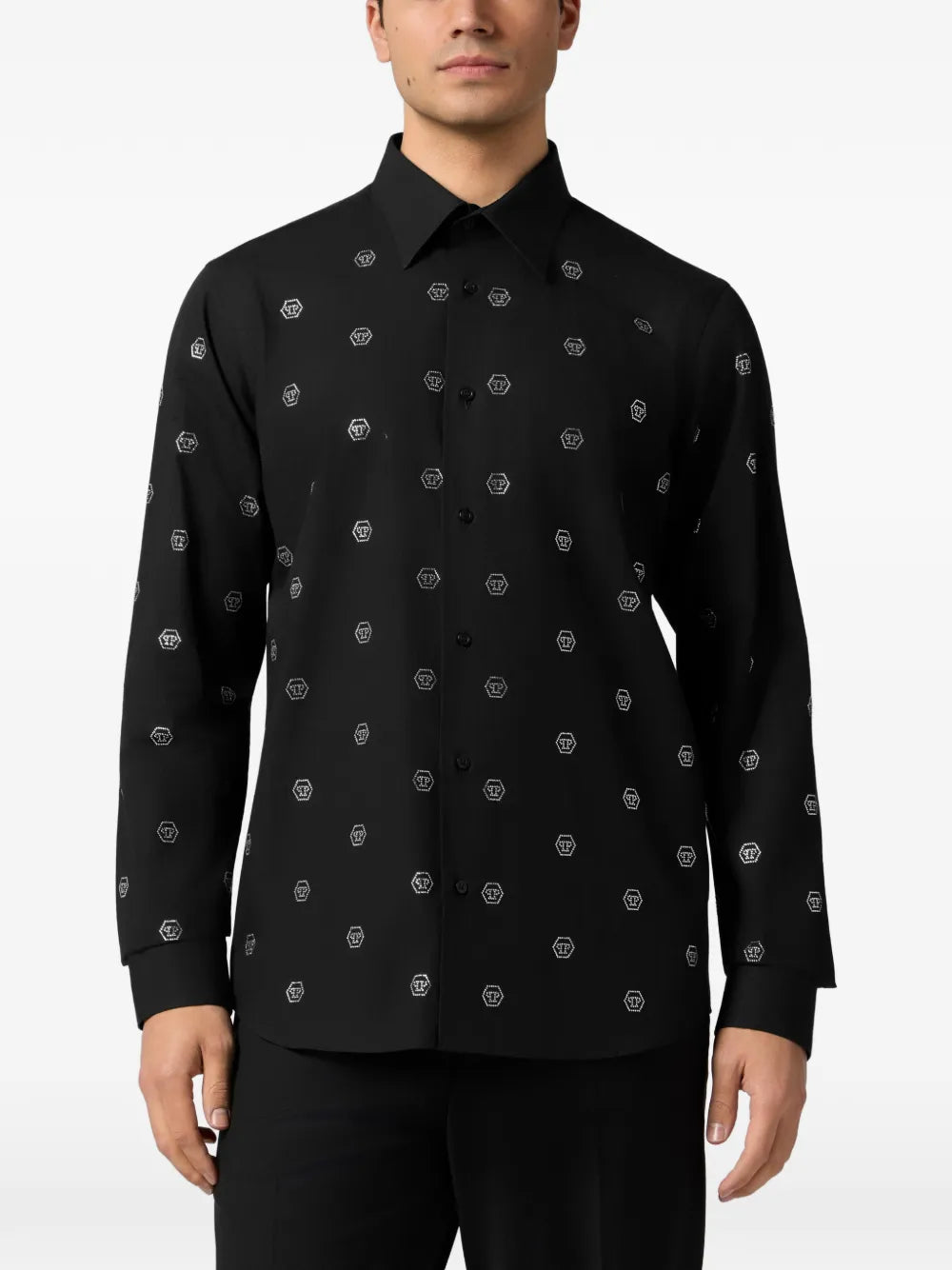Philipp Plein Camicia con strass