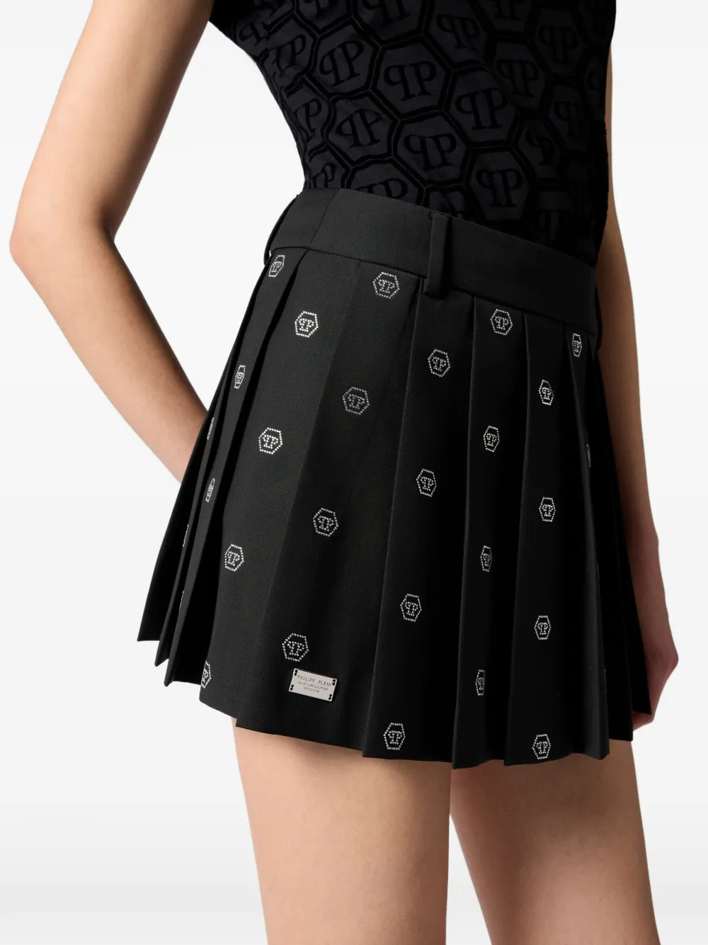 Philipp Plein Minigonna con monogramma