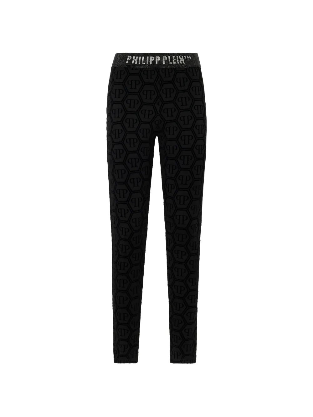 Philipp Plein Leggings con monogramma