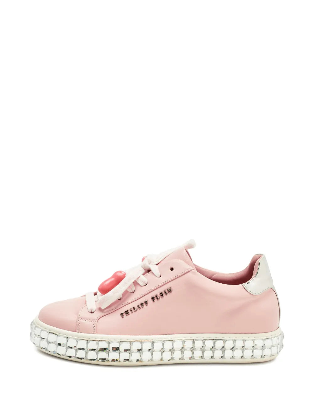 Philipp Plein Sneakers in pelle con cristalli