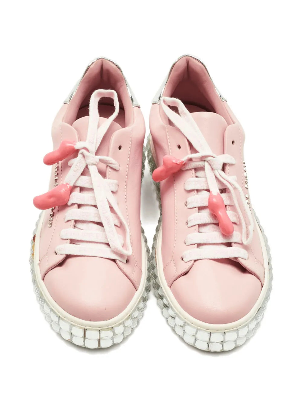 Philipp Plein Sneakers in pelle con cristalli